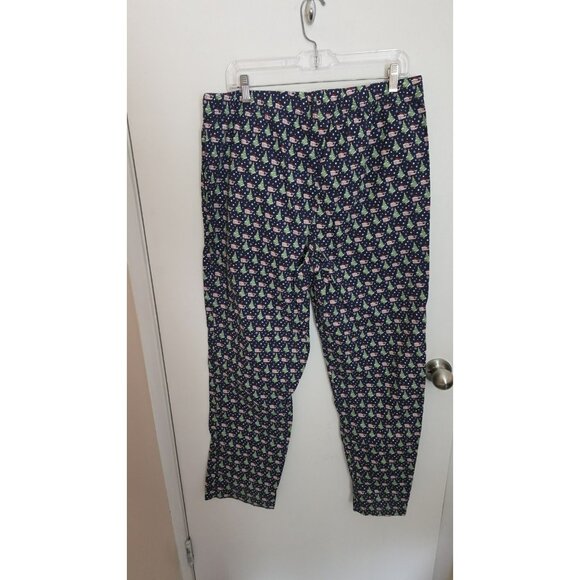 Vineyard Vines Pajama Pants Santa Whale Print Lounge Pants Mens Large 34wx30L - Picture 2 of 9